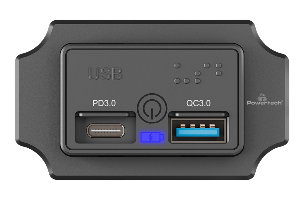 Πρίζα Σκάφους Powertech Πρίζα USB & Οχήματα Ptl-009, USB & USB-C, 36W ...