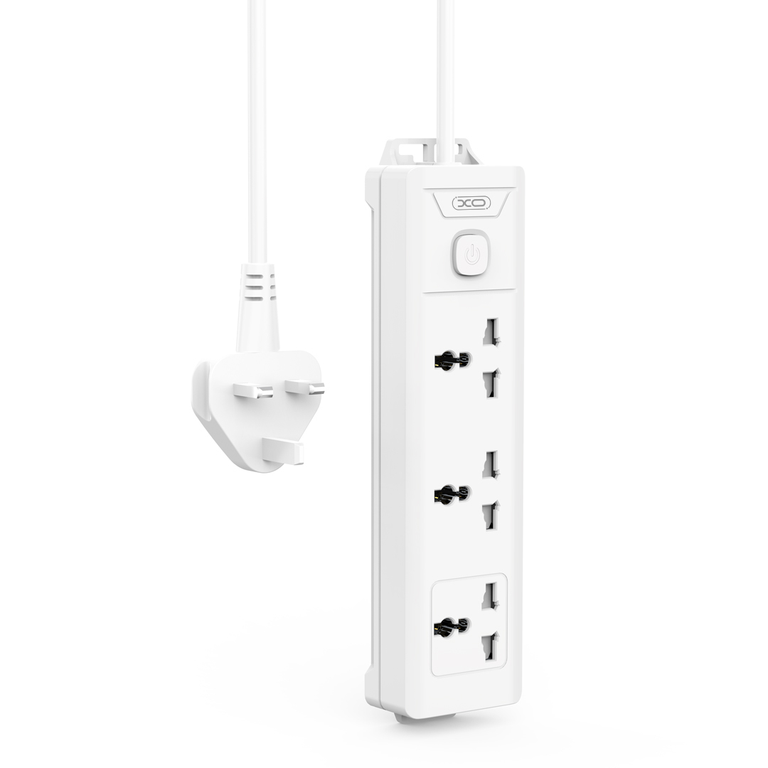 Πολύπριζο Ασφαλείας XO WL17 (UK) long row 3AC socket with switch ...